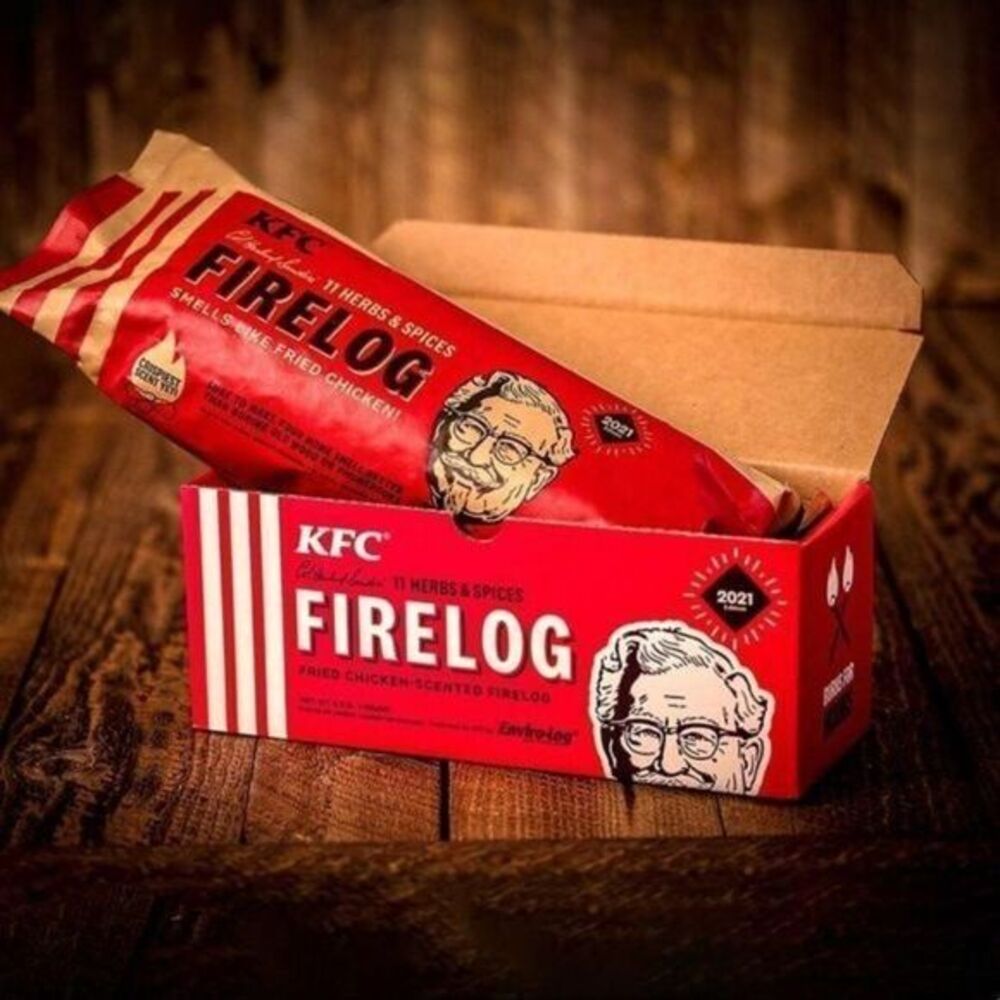 KFC Fried Chicken Scented Firelog Limited Edition